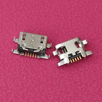 50pcs Mini Micro USB Konektor Nabíjania Socket Port Konektor napájania konektor dock Pre Lenovo K6