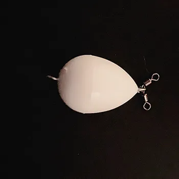 NOVINKY 5 ks vajec plávať smerom nahor, Biely bobber float rybolovu floatHelp Vrhacie diaľkových Odlievanie Návnada