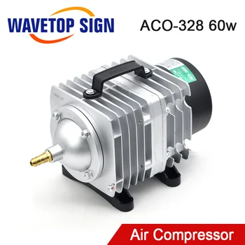WaveTopSign 60W Kompresor Elektrické, Magnetické Vzduchové Čerpadlo pre CO2 Laserové Gravírovanie Rezací Stroj ACO-328