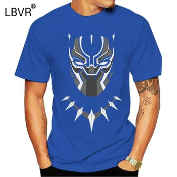 Black Panther Wakanda Mask T-Shirt Bavlna Prispôsobiť Tee Tričko
