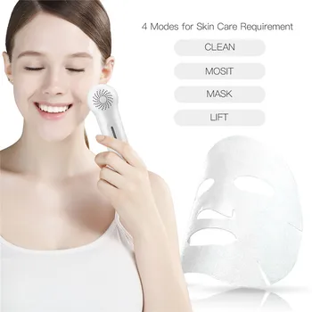 EMS Teplej Studenej Kladivo Ultrazvukové Vibrácie Tváre Masér Fotón LED Svetlo Terapia Beauty Bar Face Lifting Vrások, Odstránenie Zariadenia
