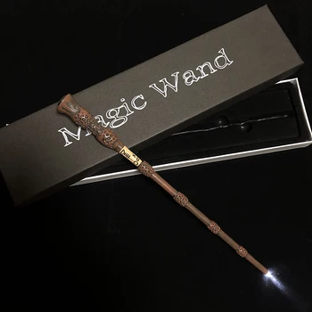 19 Druh Mágie Wands malfoy Cosplay Sirius Hermiona Dumbledore Luna Harrid Magické Svetlo Prútika Vysokej Kvality s Box Balenie