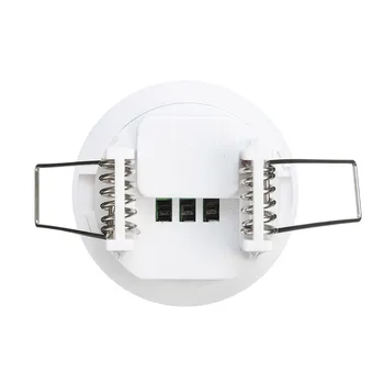Mini Infračervený Snímač Pohybu Strop Switch 360 Stupeň PIR Detekcie Zapustené Obsadenosť Snímač Pohybu Detektor Lampa zapnutie Svetla