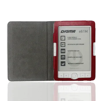 Flip Book obal Pre Digma e61M eReader chrániť kožené puzdro pre r61m Špeciálne vrecko na vak Ručne vyrobené produkt
