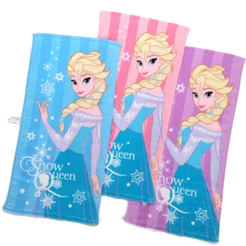 Disney Snehová Kráľovná Gázy detský Uterák 3 Pack Bavlna Cartoon Detí Darček Uterák ruky uterák bavlnený uterák nastaviť mrazené