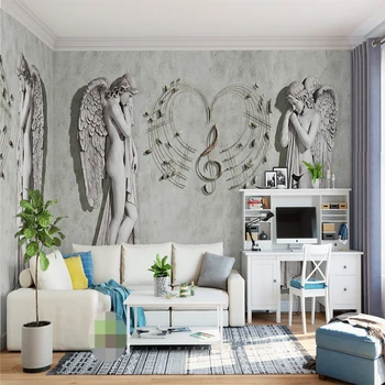 Vlastné 3D Fotografie Tapety Európskej Anjel Umenie, Nástenné Maľby na Steny Pokrýva Moderná Obývacia Izba, Spálňa, TV joj, nástenná maľba Dekorácií