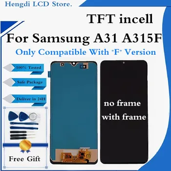 A31 TFT LCD displej Pre Samsung Galaxy A31 A315 LCD Displej Dotykový Displej Digitalizátorom. Montáž Pre Samsung A31 A315 A315F SM-A315F/DS