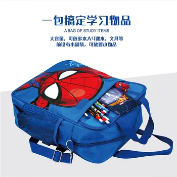 Originál Disney Základnej Školy Študent Crossbody Spider-man Školské tašky Návod Taška Veľká Kapacita Tote Taška Marvel Nové