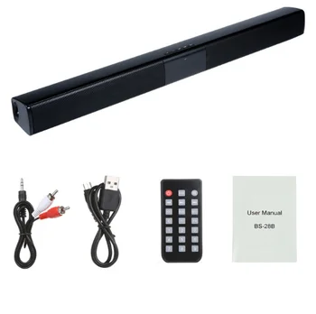 20W TV Sound Bar Drôtové a Bezdrôtové Bluetooth Domov Surround SoundBar pre PC Divadlo TV Reproduktorov