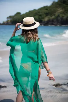 New Horúce Predaj Ženy Plážové Oblečenie Plavky Bikiny Pláž Nosiť Zakryť Kaftan Letné Tričko Šaty Pláže