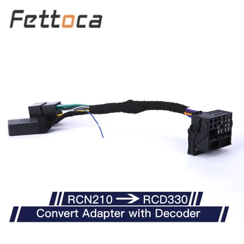 RCN210 na RCD330 Plug Prevodníka s Canbus Simulátor Plug & Play ISO Quadlock Kábel Adaptéra Dekodér