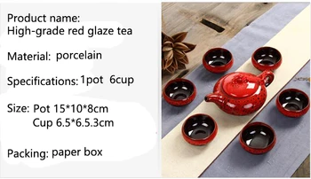 7pcs čaj sady Taiwan crack 6 čajových šálok a 1 tea pot, Kung Fu teaset.Najvyššie tržby čaju nastaviť.Najviac kreatívne šálku Kávy