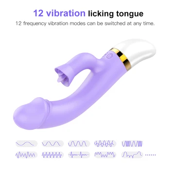 BFACCIA Ústne Jazyk Lízanie Vibrátor Klitorisu Masér Pošvy G Mieste Stimulátor Teleskopická Dildo Vibrátory Sexuálne Hračky pre Ženy