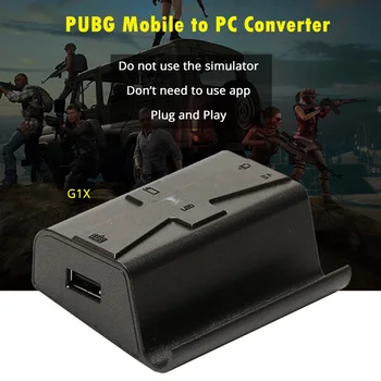 G1X Plug and Play PUBG Mobile Gamepad Radič Herné Klávesnice, Myši Android Telefón PC Converter Adaptér pre Android