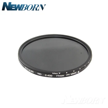 ND Filter37/52/52/58/67/77/82/86MM Nastaviteľné ŽÚ2, aby ND400 Neutrálnej Hustoty pre Objektív Fotoaparátu