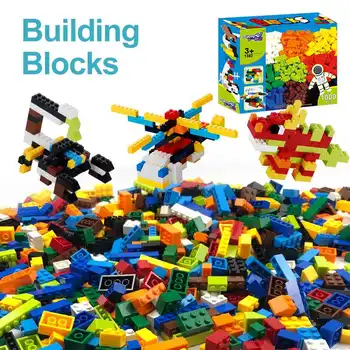 300 až 1000 Ks Klasické Značky Stavebné Bloky Mesto DIY Tvorivé Tehly Väčšinu Model Údaje Vzdelávacie Deti Hračky Malej Veľkosti Bloku