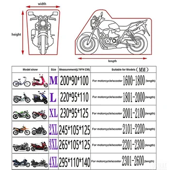 Prachotesný Moto kryt Vonkajší Uv Protector Skúter Zahŕňa vodotesný PRE Suzuki burgman 400 125 gsxr 600 1000 700 750 drz 400