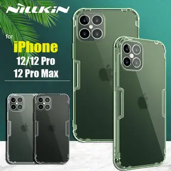 Pre Apple iPhone 12 Pro Max / 12 Pro / 12 Prípade Nillkin Jasné TPU Telefón Prípade Silikónový Kryt Nilkin Prípadoch pre iPhone12 Pro Max