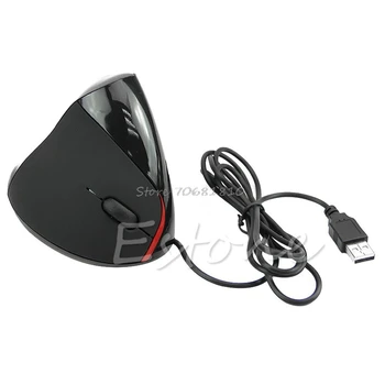 Ergonomický Dizajn USB Vertikálne Optická Myš Zápästie Uzdravenie Pre Počítač PC, Notebook