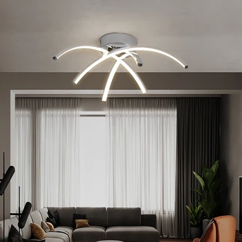 Zlato chrómovanie Moderné LED stropný Luster osvetlenie luster v obývačke Pre spálne, Kuchyne, Vnútorné osvetlenie