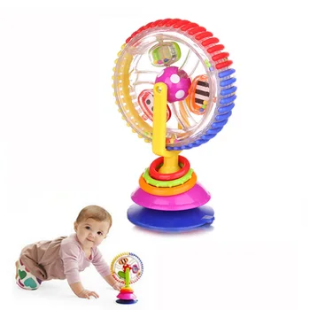 Funny baby troch farieb otáča mlyn hračky pre novorodencov dieťa vzdelávacie hračky dieťa vzdelávacie hračky 0~12 mesiacov