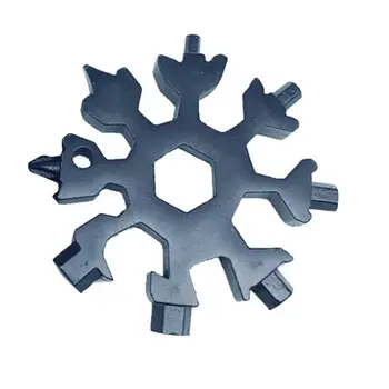 18-v-1 Multi-nástroj Karta Zmes Kompaktné A Prenosné Vonkajšie Produkty Snowflake Nástroj Karta