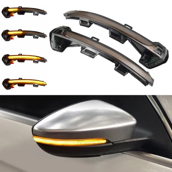LED Zase Signálneho Svetla Na VW Passat B8 Variant Arteon Spätné Bočné Zrkadlo Dynamické Sekvenčné Blinker Indikátor 2016 2017