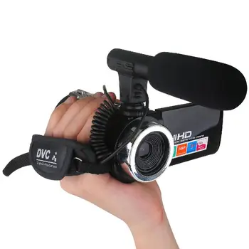 Fotoaparát Profesionálne Video 4K HD Videokamera Nočné Videnie 3.0 Palcový Dotykový LCD Displej Fotoaparát 18x Digitálny Zoom Kamera s Mikrofónom