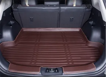 Auto styling 3D troch-dimenzionální PU chvost box ochrannú podložku koberec kufra batožinu pad pre Kia RIO 2007-2011