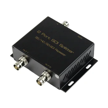 1x2 SDI Splitter 3G HD SDI repeater 2 Port SDI Splitter podpora 1080P 100M Distribučný Zosilňovač Extender Audio Video Výstup