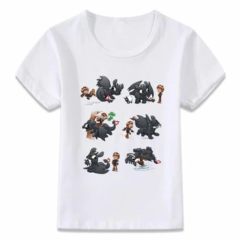 Deti Oblečenie Tričko Deň s Bezzubej T-shirt pre Chlapcov a Dievčatá Batoľa Košele Čaj