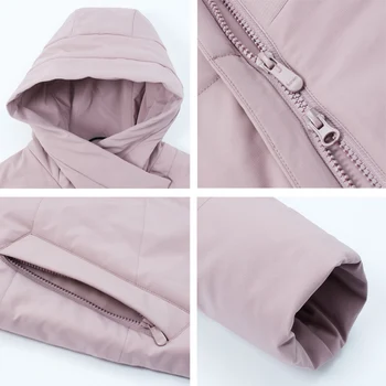 ICEbear 2020 Klesnúť nové dámy kabát vetru teplé krátka bunda na zips dizajn a módne vetrovka oblečenie pre ženy GWC20508I