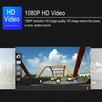 Mini HD 1080P WIFI Dash Cam Auta DVR Kamera, videorekordér Široký Uhol G-senzor Detekcie Pohybu M8617