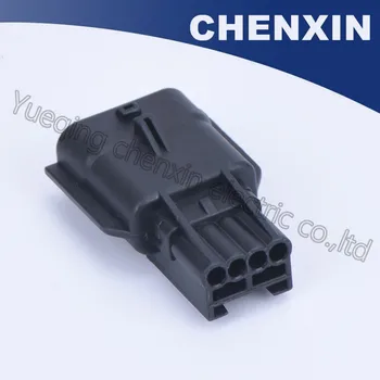 Black 4 pin automobilový nepremokavé auto konektor 0.6 muž snímač tlaku plug 7282-8853-30