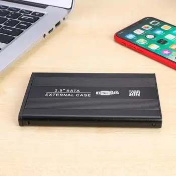 2.5 palcový SATA Pevný Disk Prípade USB3.0 USB3.0 8T Externý HDD Enclosure pre Notebook Vysoká Rýchlosť HDD Enclosure Prípade pre Mac OS 8.6