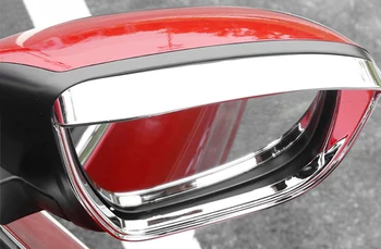 Auto Spätné Zrkadlo Zahŕňa Dážď Obočie Rám Exteriéru Auto Príslušenstvo Pre Nissan Qashqai J11 Dážď zariadenia-2019 2ks