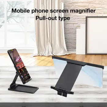 Mobilný Telefón Obrazovke Zosilňovač zväčšovacie sklo 12inch HD 3D Projektor Pre Smartphone, Mobilný Telefón Zväčšovacie Stojan Príslušenstvo