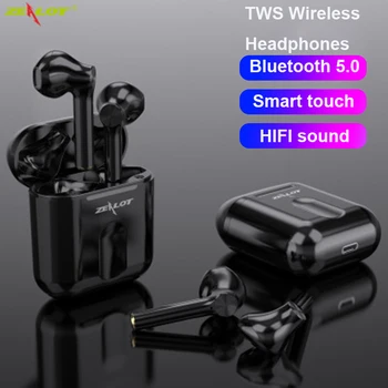ZEALO Bluetooth Slúchadlá Bezdrôtové slúchadlá TWS In-Ear Mini slúchadlá HIFI stereo Gaming headset s mikrofónom Handsfree Pre mobilné telefóny