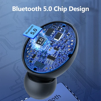 LED Bezdrôtové Bluetooth Slúchadlá Športové Vodotesné Slúchadlá 2000mAh Plnenie Box Slúchadlá TWS Slúchadlá Slúchadlá S Mikrofónom