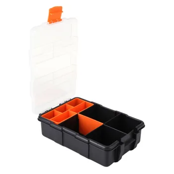 Dve vrstvy, Plastové Ťažkých Komponentov Úložný Box Prípade Organizátor Malé Časti Tool Box