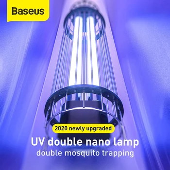 Baseus UV Svetlo Mosquito Killer Lampa Photocatalytic Odpudzujúce Škodcov Pasce Záhrady Nádvorie Svetlo Svietidla Led Komár Zapper
