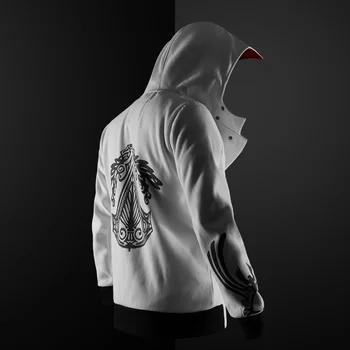 ZOGAA assassin hoodie mužov 2020 nové Bavlna harajuku mens mikina s kapucňou 5 farby, mikina mužov plus veľkosť S-4XL anime s kapucňou, mikina s kapucňou mužov