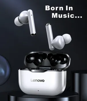 Lenovo LP1 Bezdrôtové Slúchadlá Auriculares Bluetooth5.0 Nepremokavé Športové Slúchadlá potlačenie Šumu Mikrofónu Dual Stereo HIFI Basy Dotyk