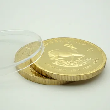 5 ks/veľa 1967 Južná Afrika Krugerrand kovu, pozlátené mince jednu uncu Kolo Suvenír Mince Zber Hranie