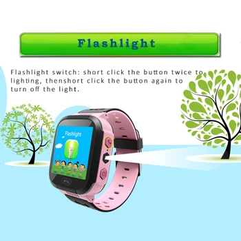 Q528 GPS Smart Hodinky S Kameru, Baterku Dieťa Sledovať SOS Volanie Umiestnenie Zariadenia Tracker pre Dieťa Bezpečné PK Q100 Q90 Q60 O5