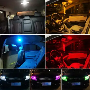 20Pcs W5W LED T10 LED Žiarovka WY5W 194 168 501 KLASU Auto Klin Parkovacie Svetla Dvere, Interiérové Svietidlo Auto Biela Červená Žltá Modrá Zelená Ružová