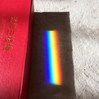 Optické Sklo Pravého Uhla Prism Rainbow Foto Rekvizity Fyzickej Experimentálne Zariadenia Čisté Červené Mitsubishi Zrkadlo