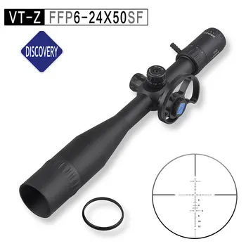 Objav VT-Z 6-24X50SF FFP Taktické Rozsah Prvý Ohniskovej Rovine Riflescope Strane Paralaxy Wheel Lock Reset Lov, Streľbu Pamiatky