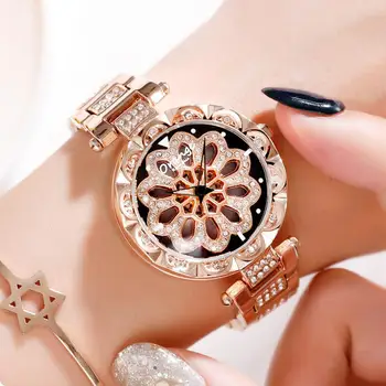 Ženy hodinky top luxusné Módne Dámy MIYOTA kremeňa náramkové hodinky z Nerezovej Ocele Kapela Šaty nepremokavé Reloj Mujer