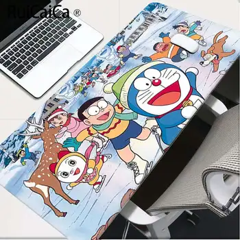 RuiCaiCa Cool Nové Doraemon Krásne Anime Mouse Mat Doprava Zadarmo Veľké Podložku Pod Myš, Klávesnica Mat